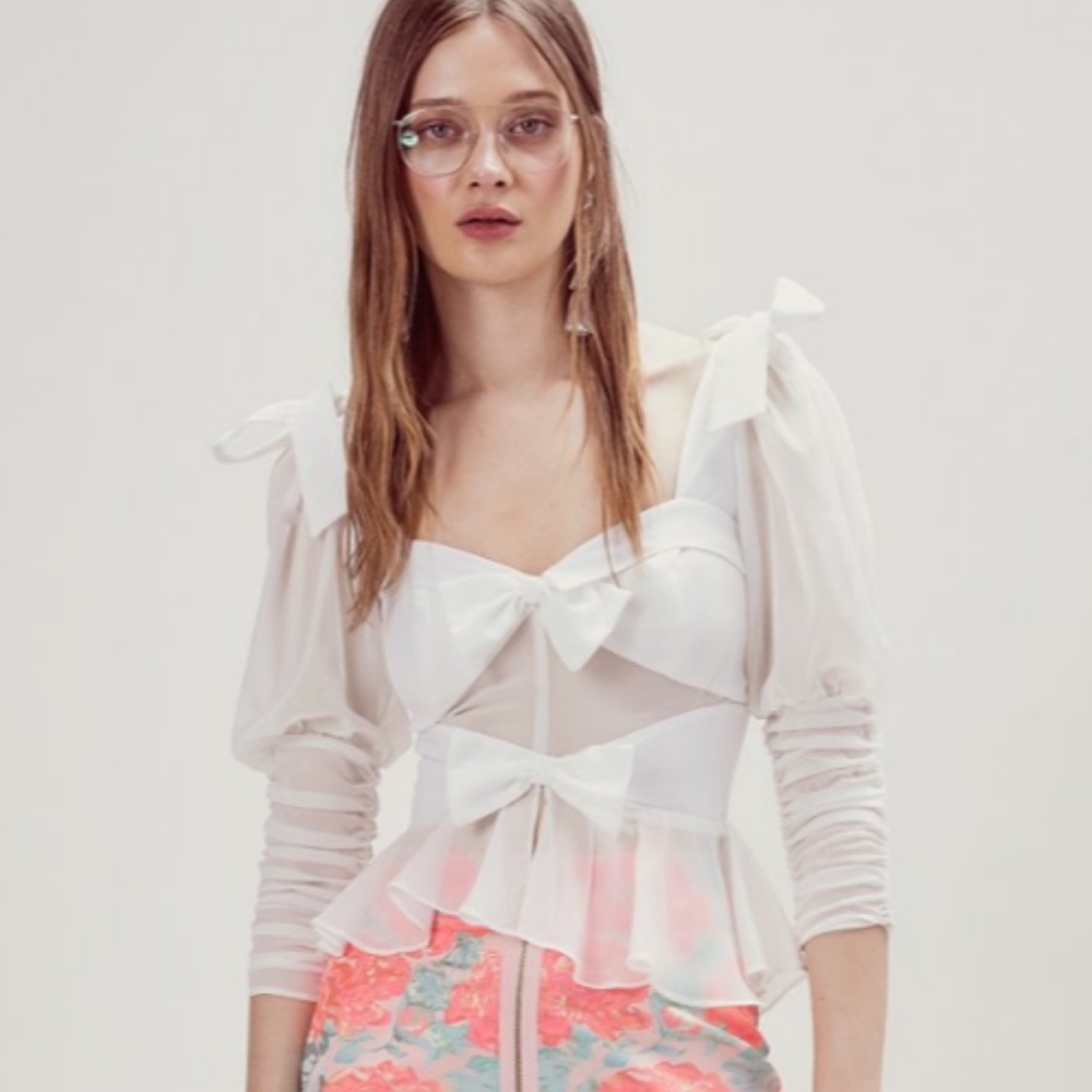 Royale Bow Top- For Love & Lemons